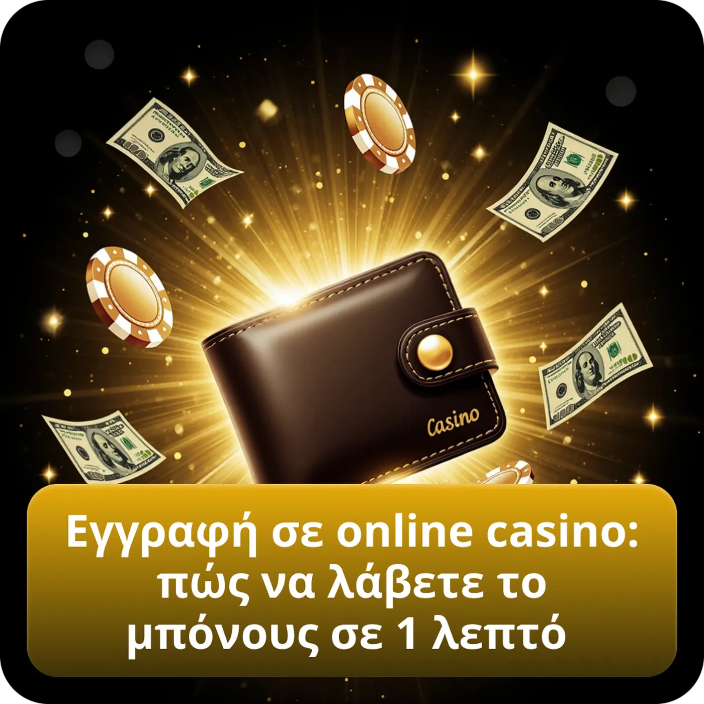 Εγγραφή σε online casino: πώς να λάβετε το μπόνους σε 1 λεπτό